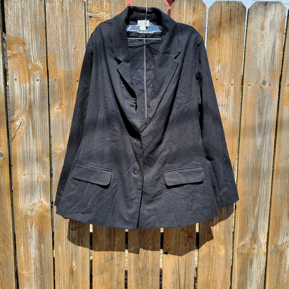 Ava & Viv Women's Black Blazer - Size 1XL - Chic & Versatile